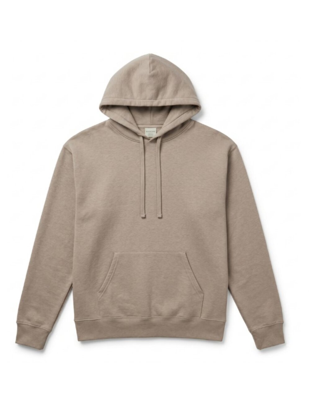 Fruit of the Loom Light Brown Hoodie - Size M - Made in Honduras - Used